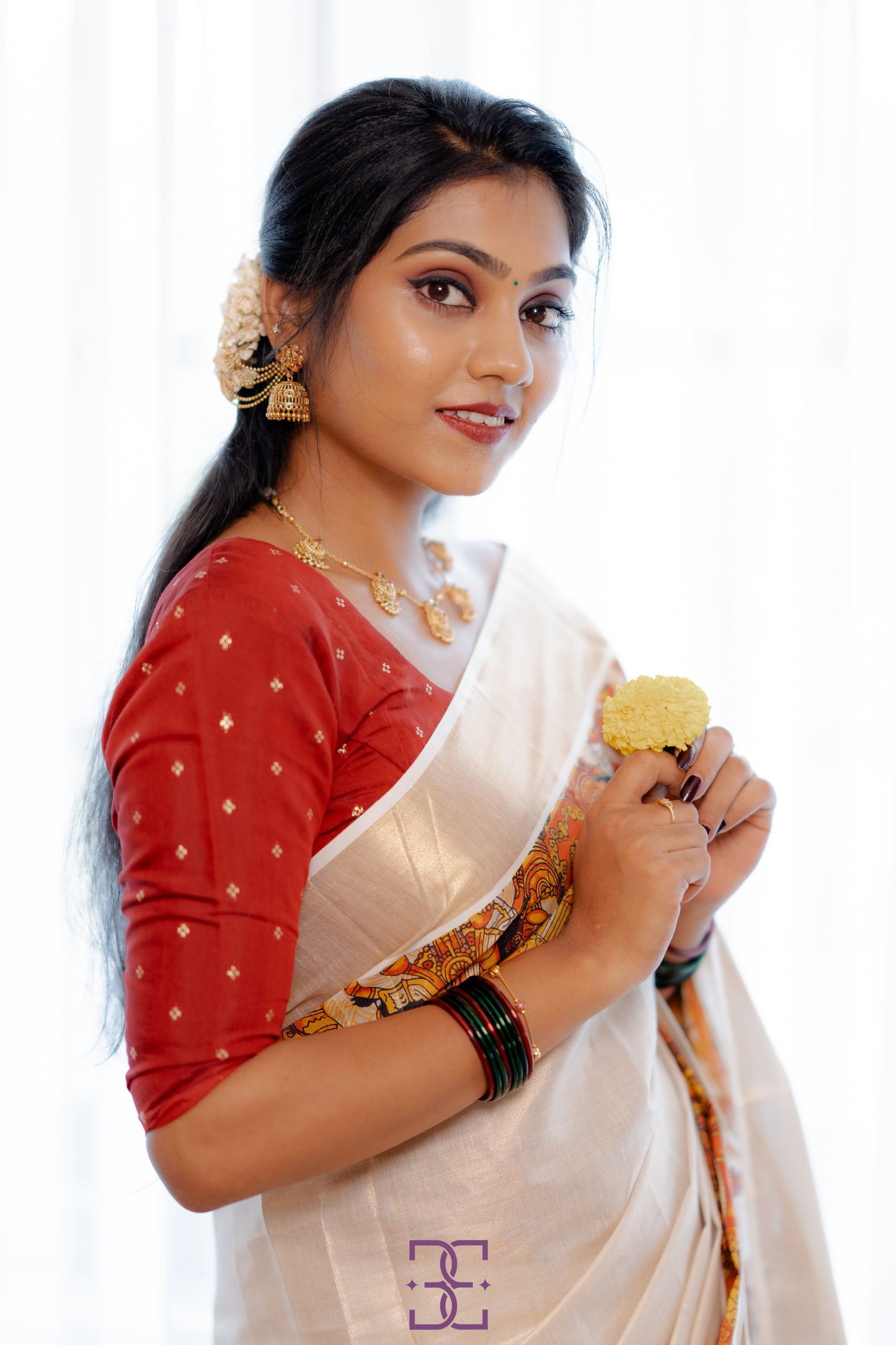 Gold Tissue Saree