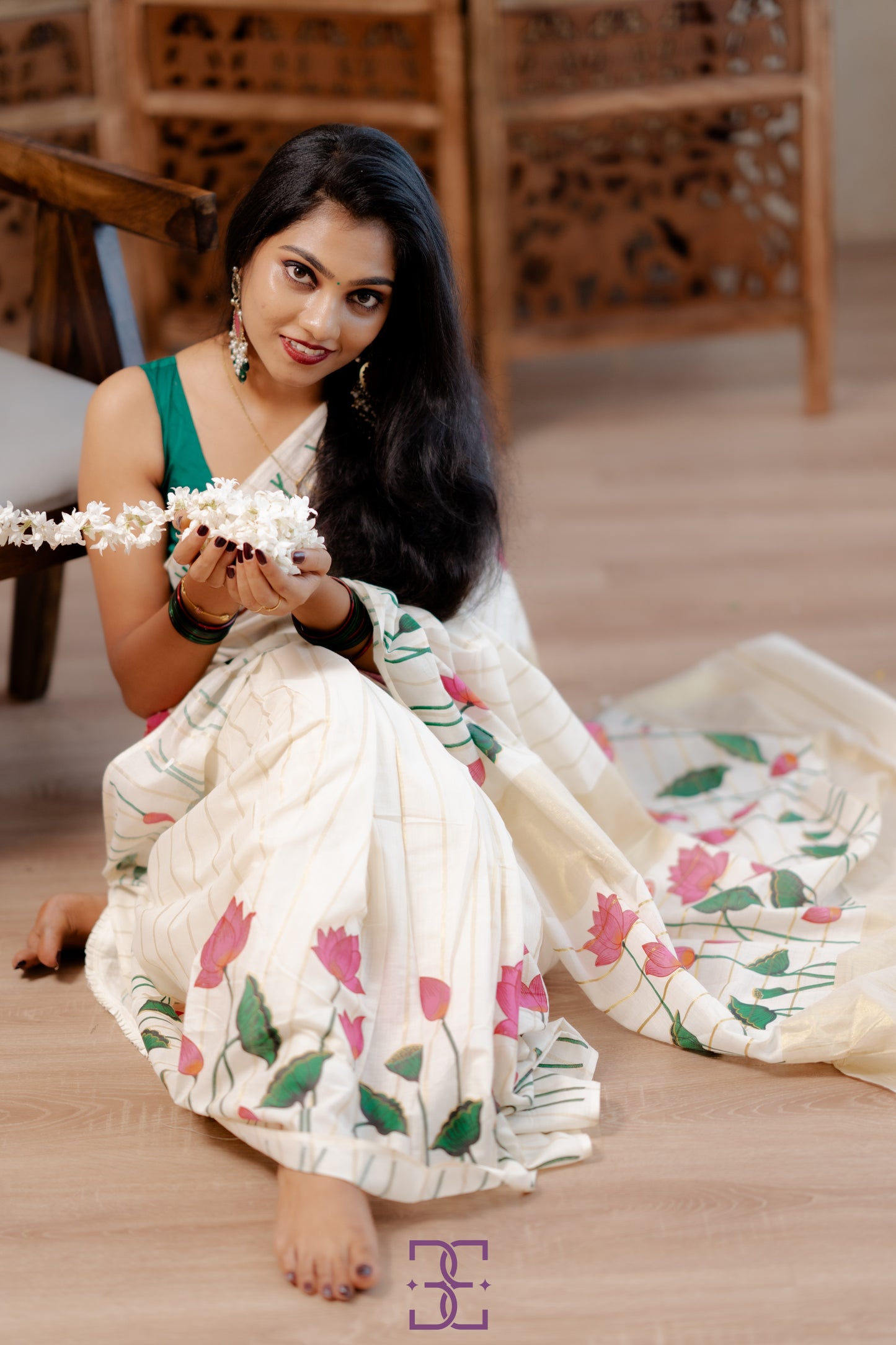 Saree with blouse