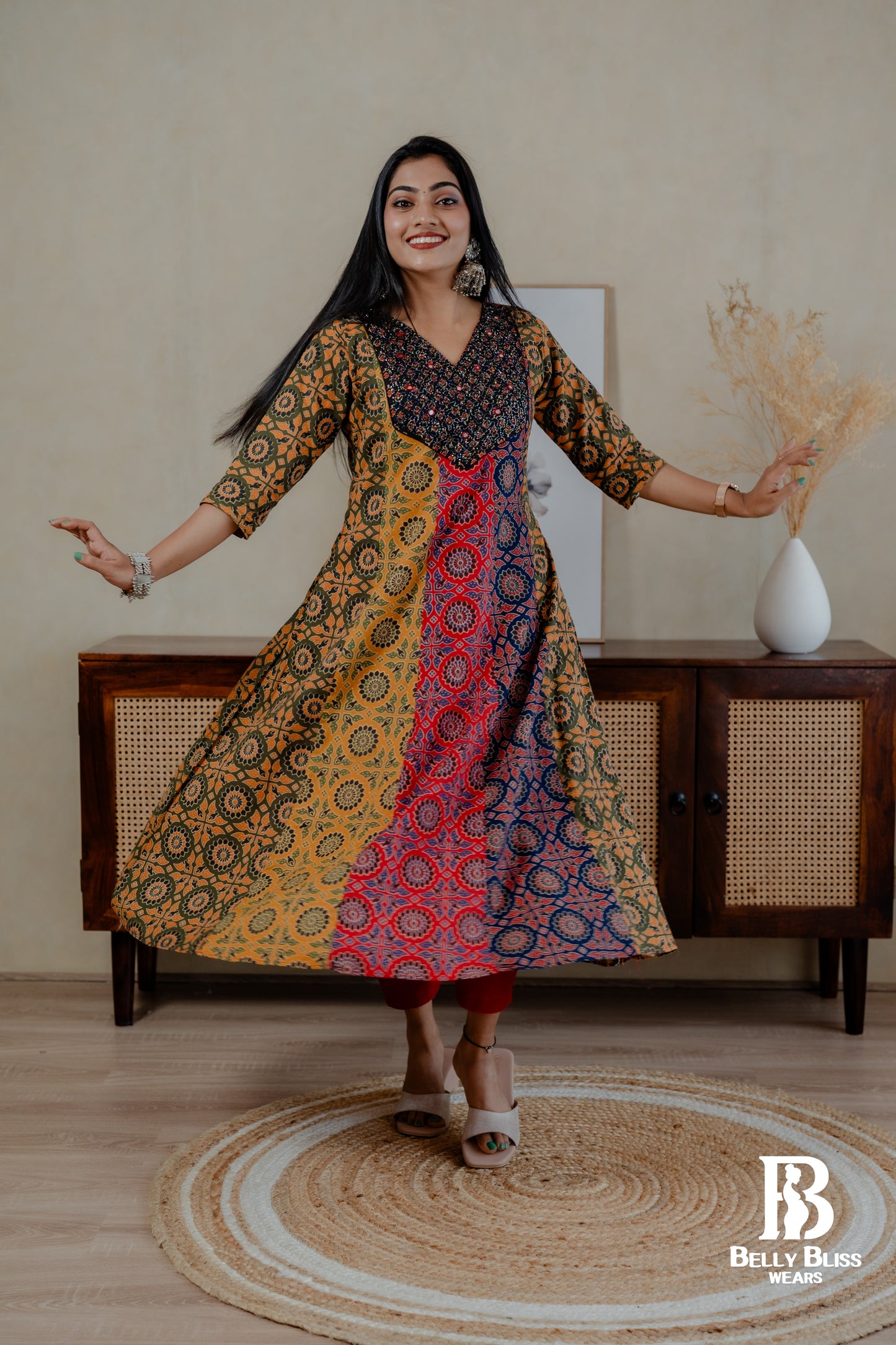 COTTON A-LINE KURTHI