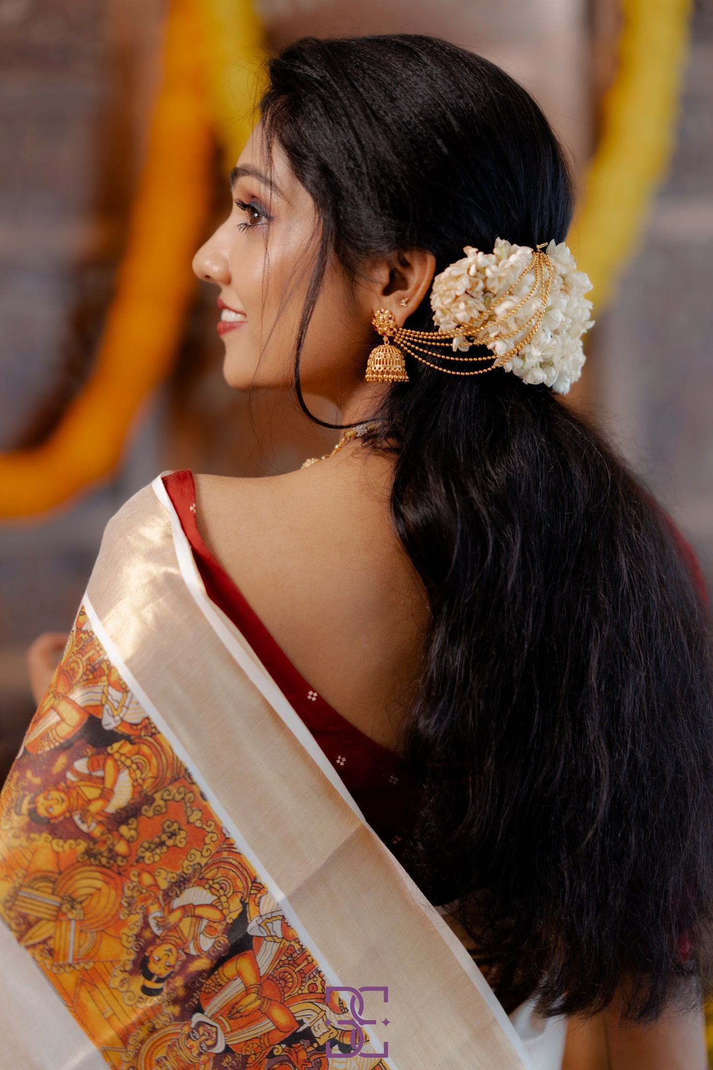 Gold Tissue Saree