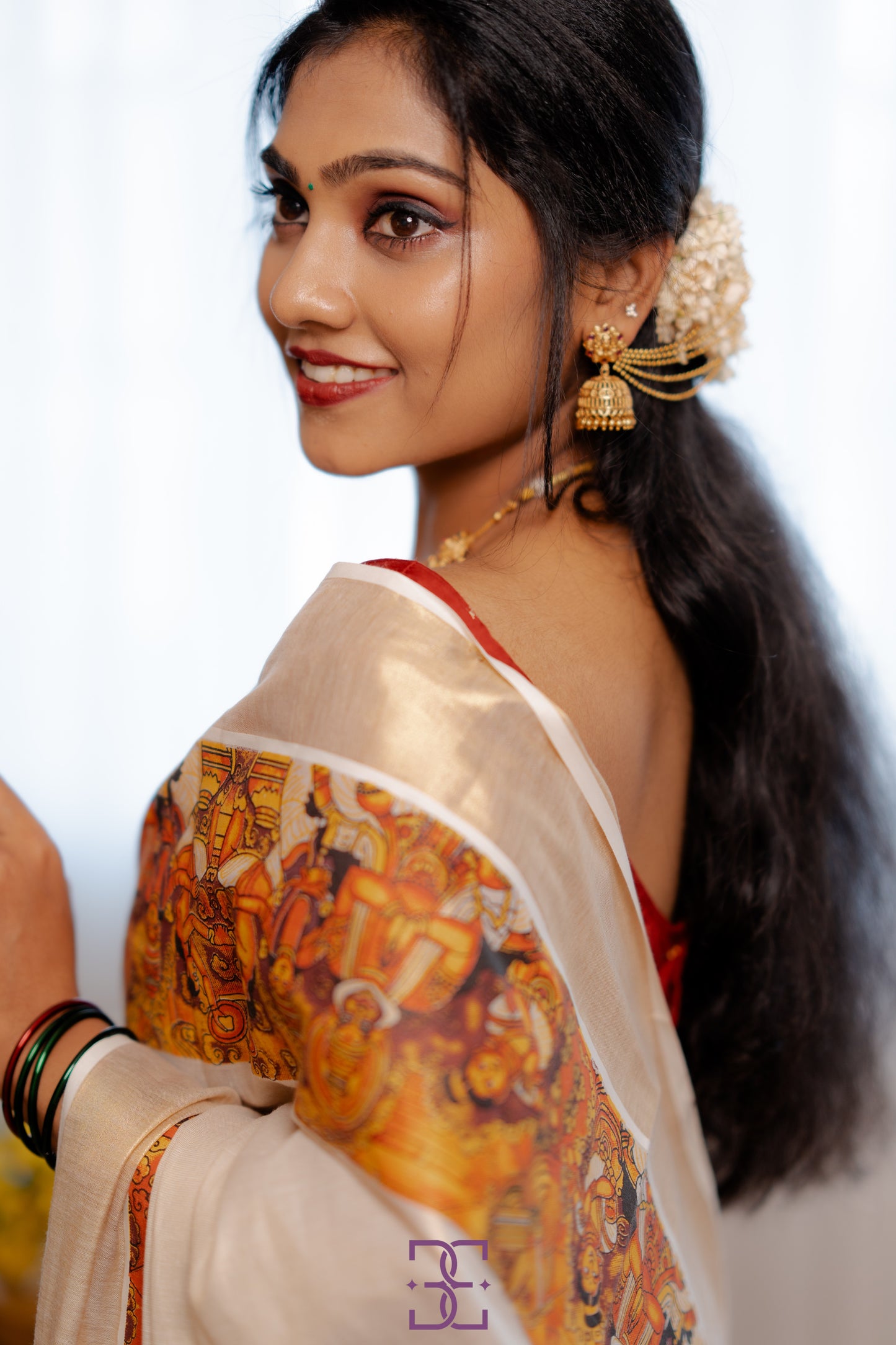 Gold Tissue Saree