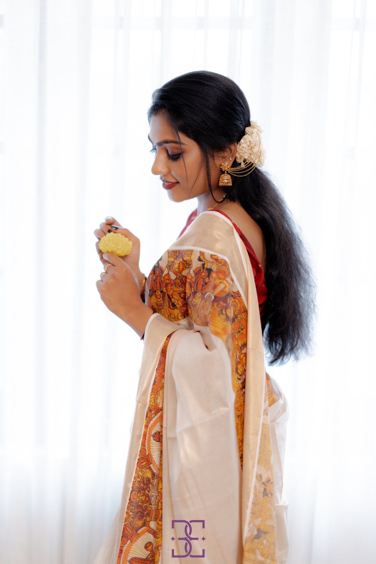 Gold Tissue Saree