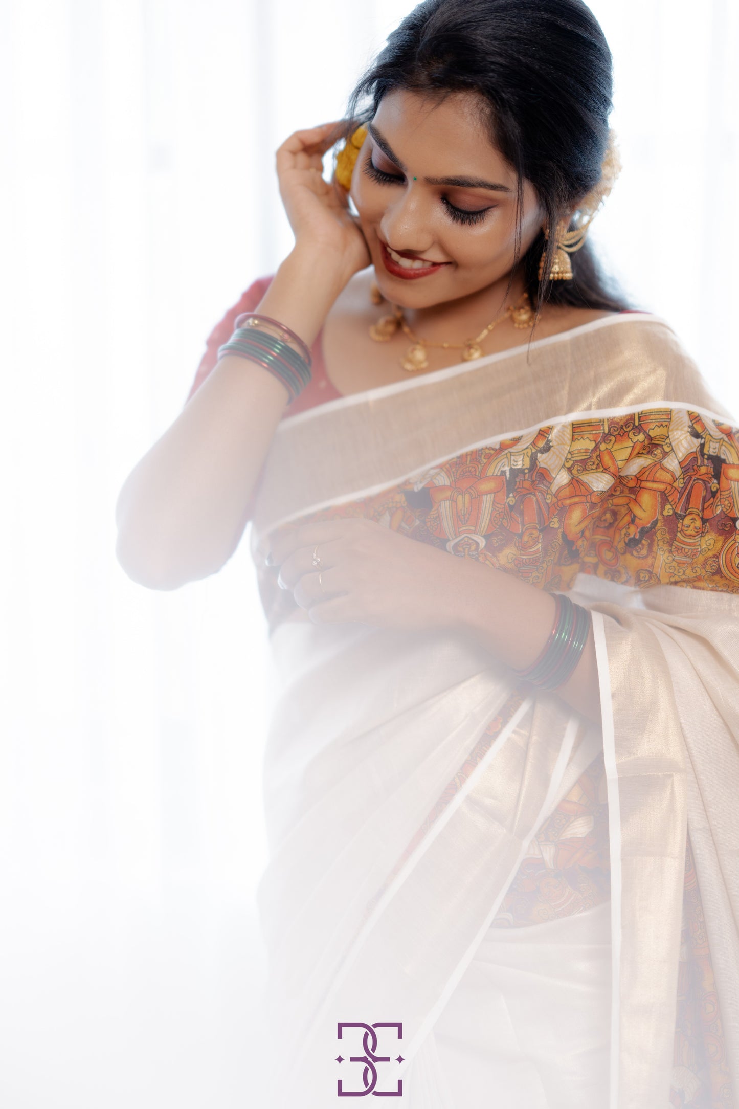Gold Tissue Saree