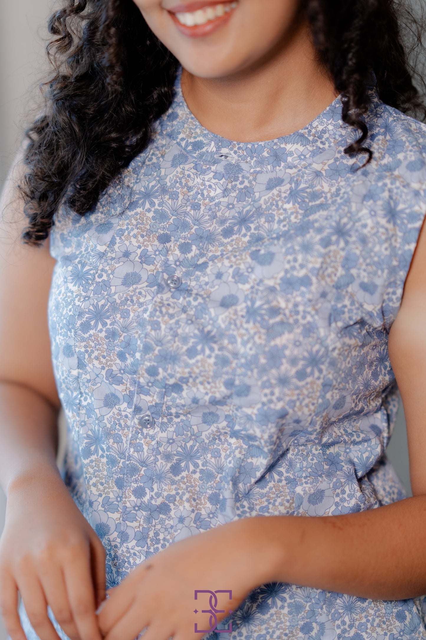Cotton peplum top