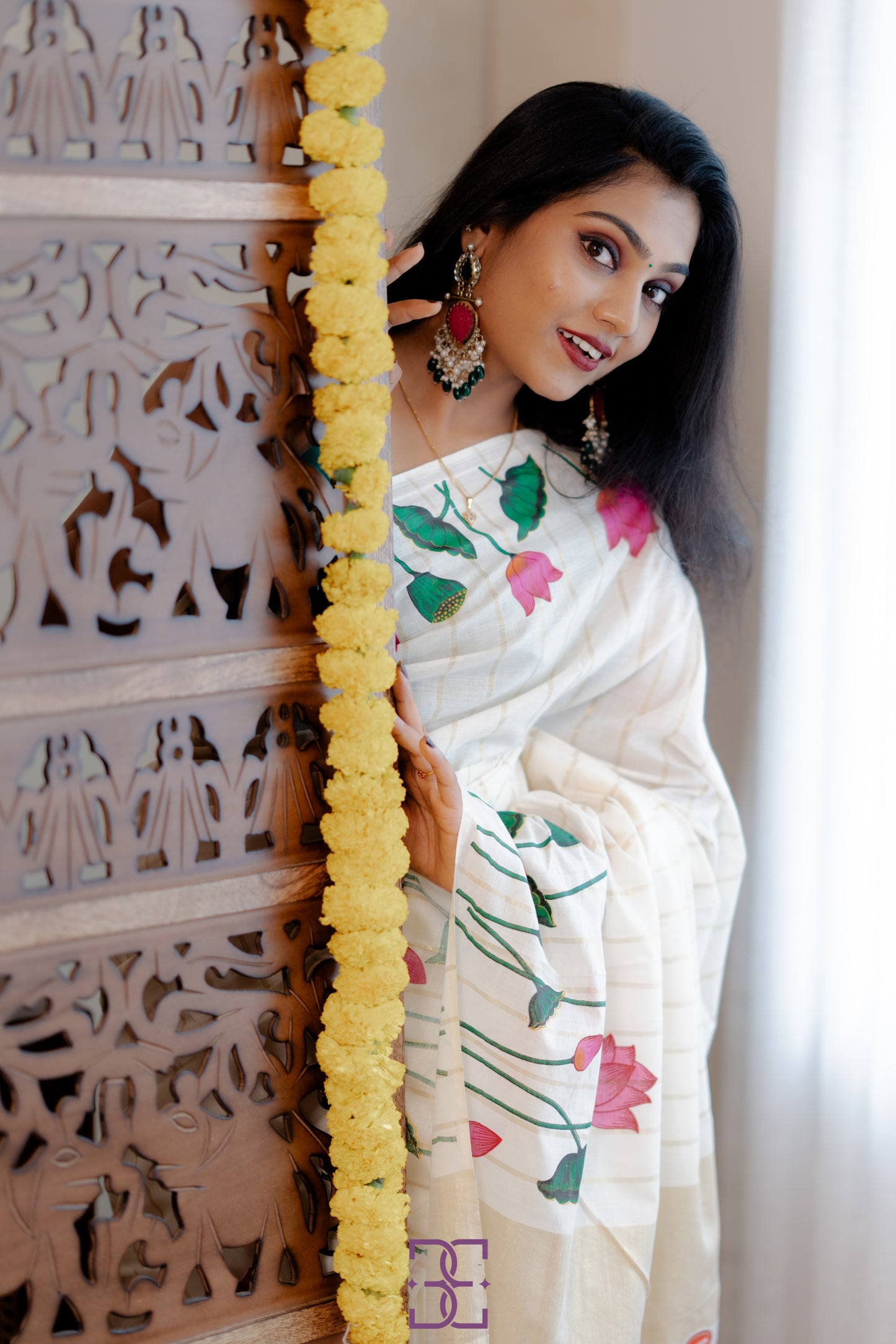 Saree with blouse