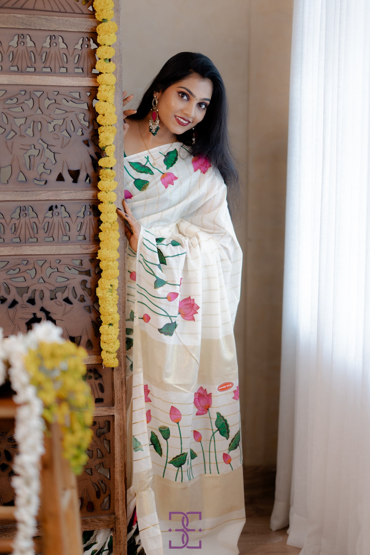 Saree with blouse