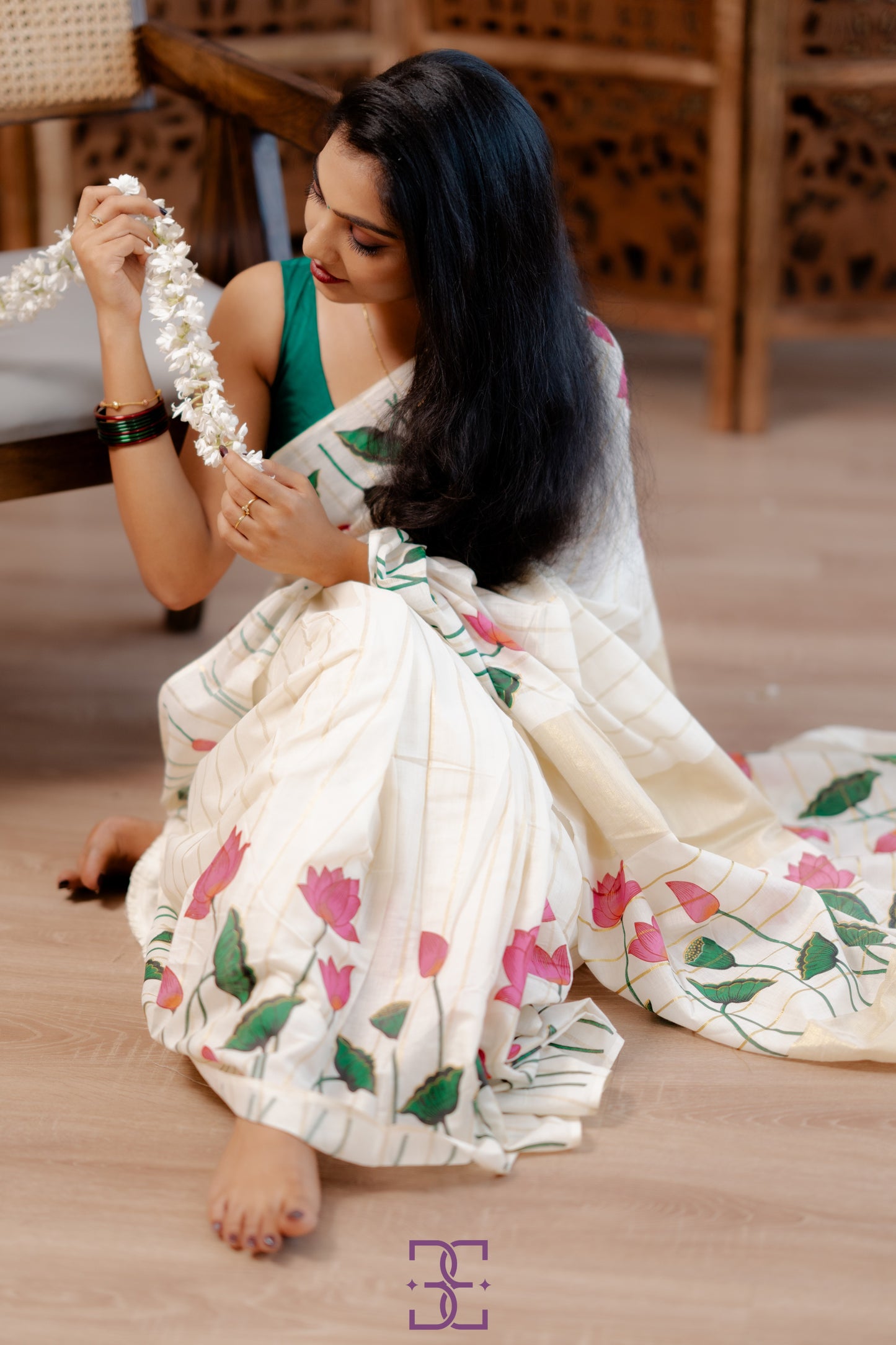 Saree with blouse