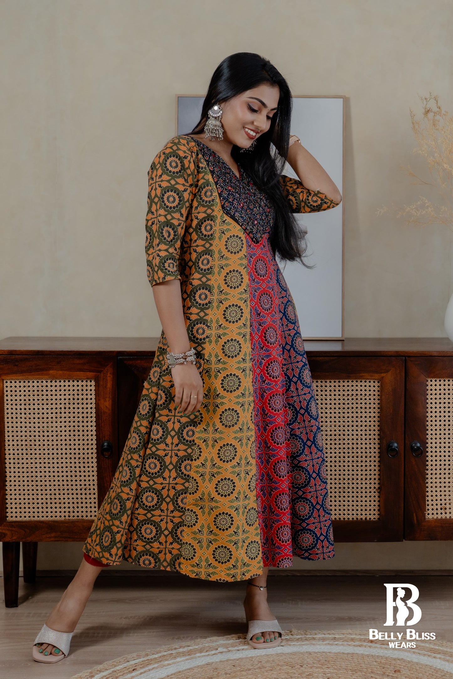 COTTON A-LINE KURTHI
