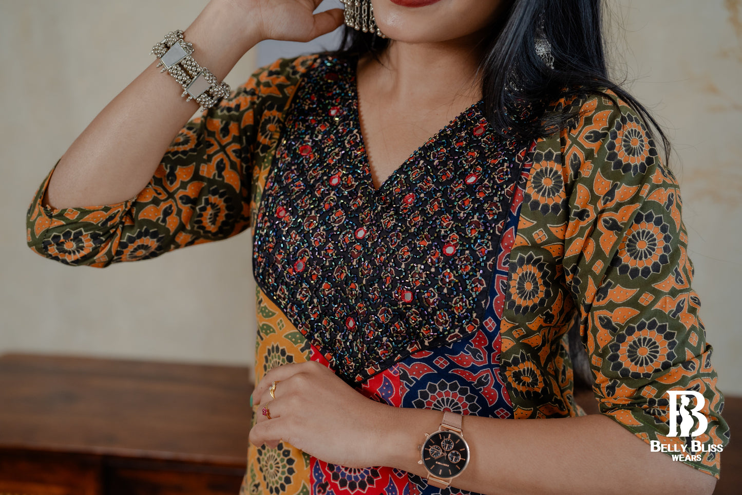 COTTON A-LINE KURTHI