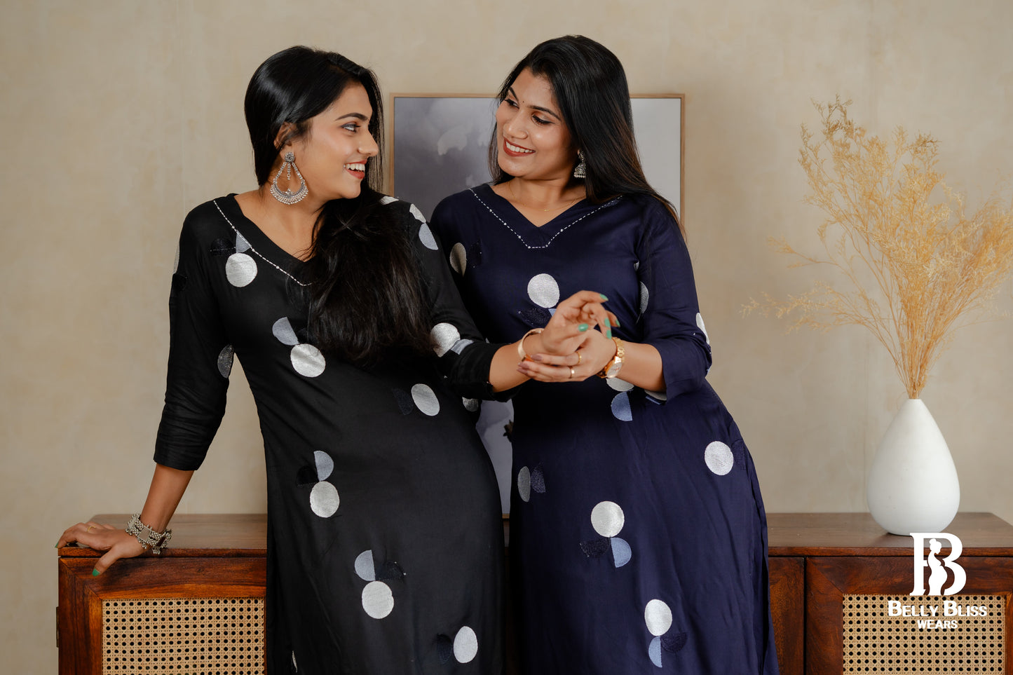 Rayon embroidered coordset