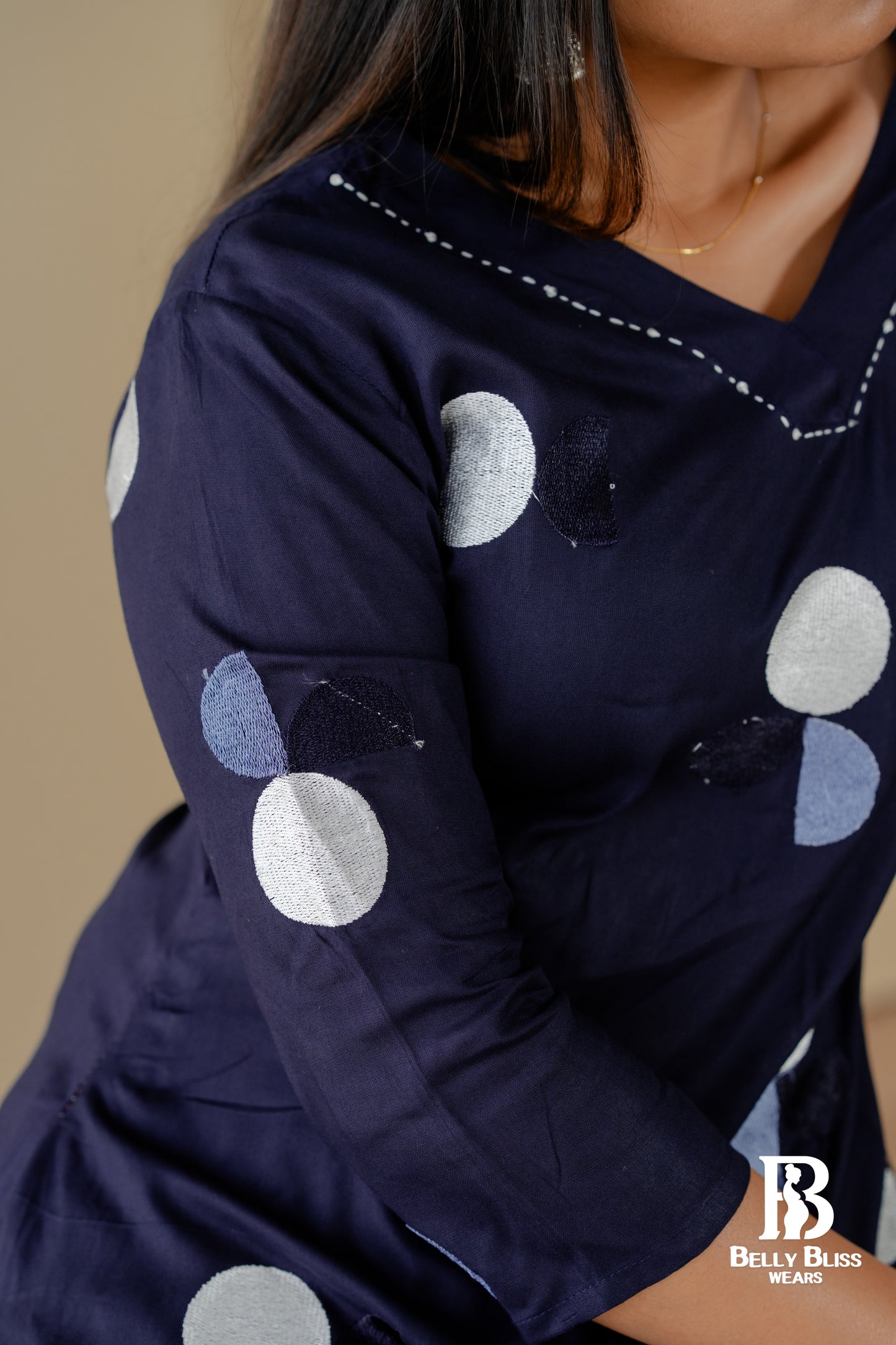 Rayon embroidered coordset